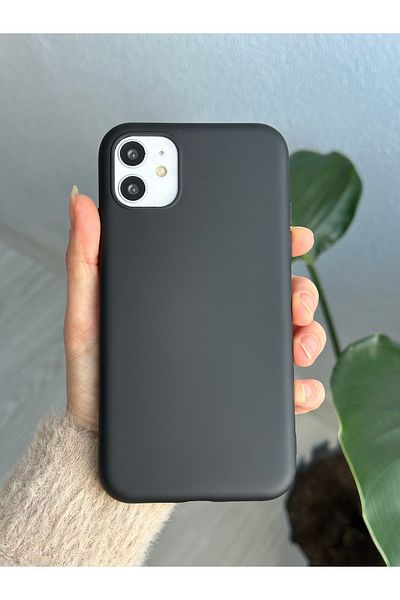 Go Aksesuar حافظة إطلاق من السيليكون السائل المخملية المقاومة للبقع المتوافقة مع هاتف Iphone 11