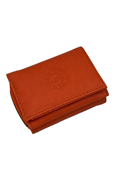 HBS 2025 Year's Lucky Wallet Orange Women's Sports Multi Pocket and Quality Mini Wallet