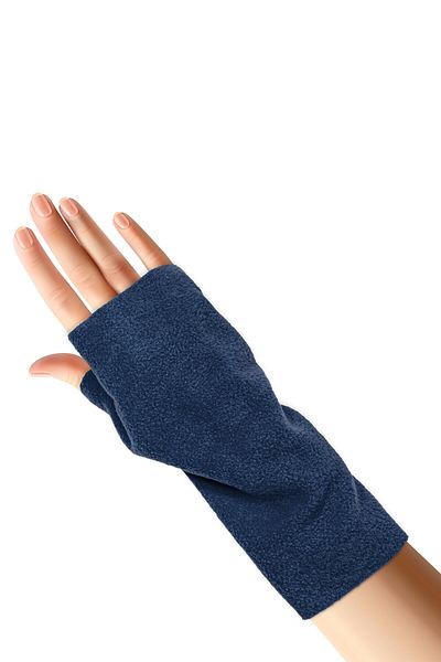 Cottonland WRISTIE Unisex Fleece Γάντια - Χωρίς Δάχτυλα AVIator BLUE
