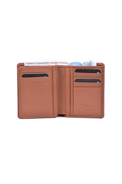 TheCatu Camel Men's Leather Wallet - 2062