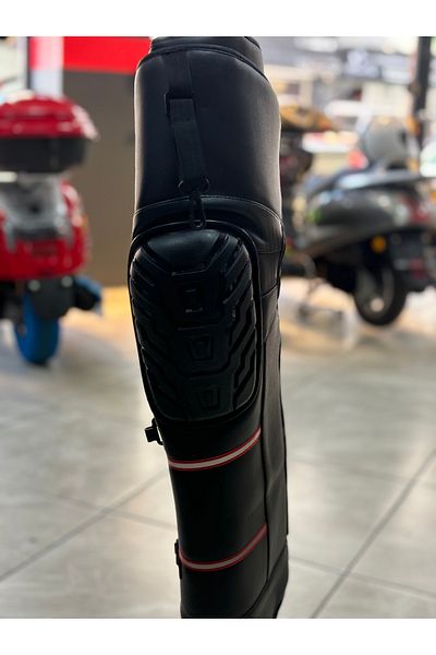 Prosev Silicone Wool Inner Leather Leg Protector -Neetwear - Black