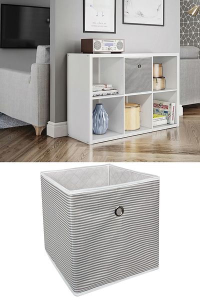 Emofom Shelf Organizer (30 X 30 X 30 cm) Organizer Fabric Storage Box