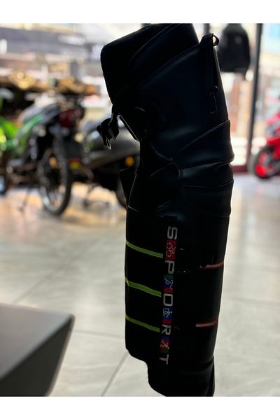 Prosev Leather Wool Inside Leg Protection Soft Strap (Black)