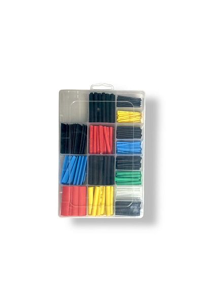 Tek-İş 580Pcs 8 Different Sizes 6 Color Heat Shrink Tubing Set