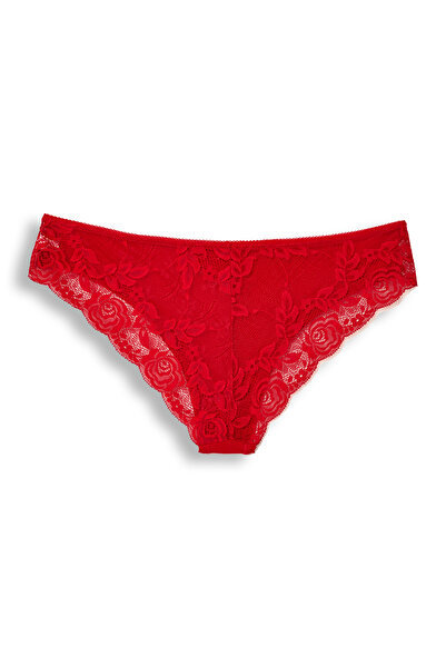 HNX Red Lace Back Women's Panties 3-Piece