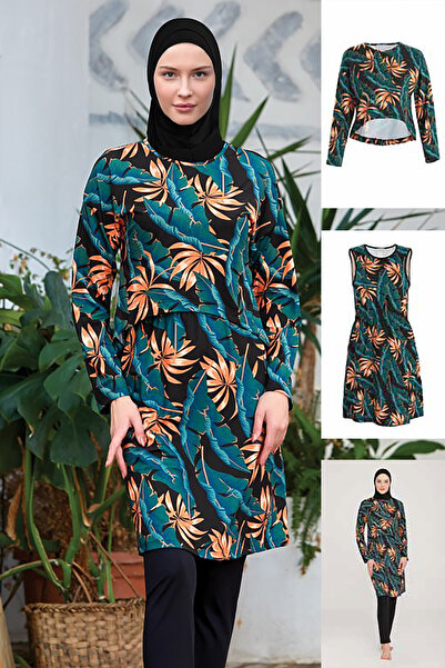 Remsa Mayo Costum de baie hijab care poate fi purtat în 2 moduri diferite Ele...