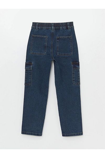 LC Waikiki Lcw Kids Indigo Elastic Waist Regular Fit Boys' Jeans Pants