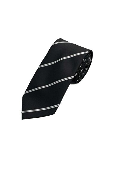Brianze Вратовръзка на черно и бяло райе