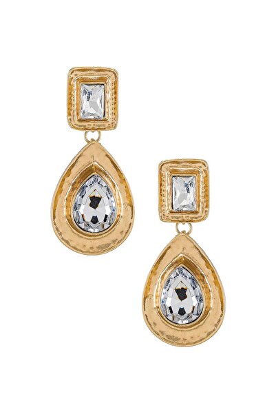 New Obsessions أقراط متدلية من الحجر الكبير على شكل قطرة خفيفة