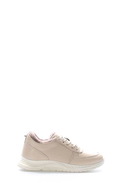 FAST STEP Γυναικεία παπούτσια casual από γνήσιο δέρμα και γούνα 583KZA2502