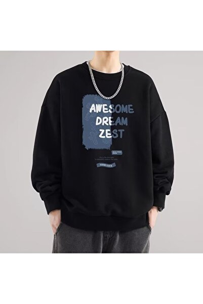 Drippy Cool muški džemper - Japan slovo Sa deznom, Pamuk dugi rukav T-shirt, ...