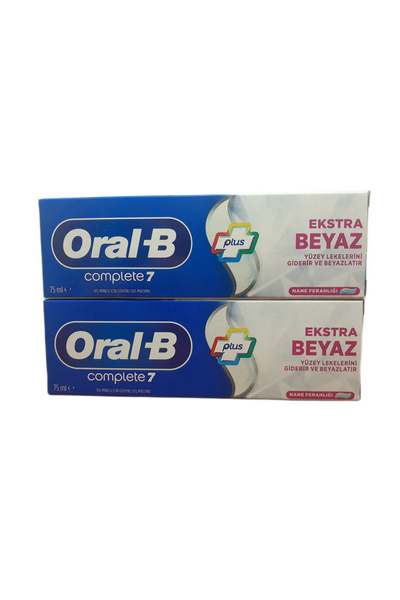 Oral-B KOMPLE 7 EKSTRA BEYAZ DİŞ MACUNU 75 ML X 2 ADET