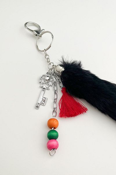 Modex Colorful Key Figured Feather Bag Accessory (17cm)