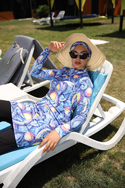 Remsa Mayo ملابس سباحة للحجاب مغطاة بالكامل من الليكرا 2109 Esra Su Boya