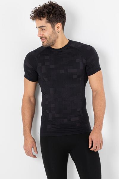 MioFit Men's Lightweight Running Short Sleeve Seamless Sports T-Shirt