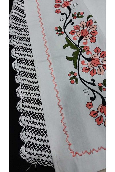 Papatyam Machine Work One-Piece 100 X 210 cm Lace Flush Rope