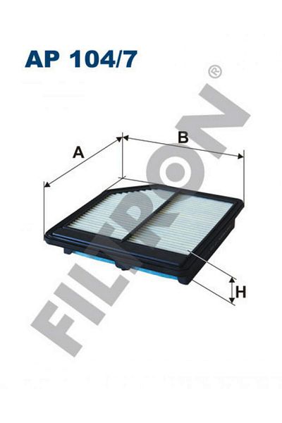 Filtron Air Filter Civic Viii Hb/Sedan 07-12 1.6-1.8 225X195X44 Gnzrz