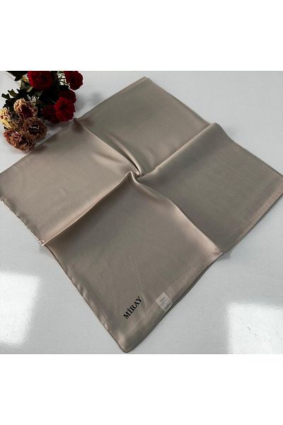 MİRAY Κασκόλ Bone Color Miray Απλό Κρυστάλλινο Κασκόλ - LTA0525