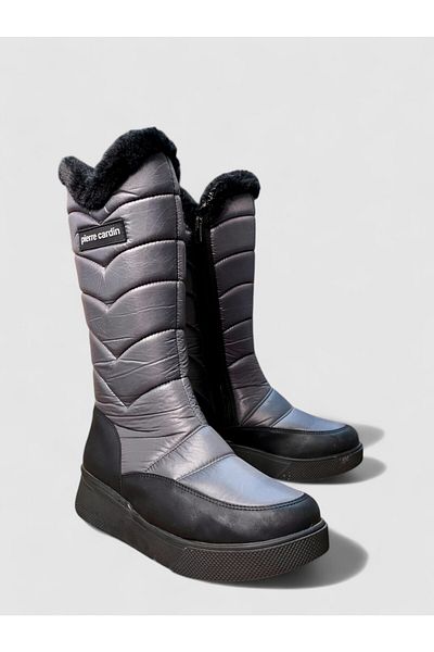 Pierre Cardin Αδιάβροχες Γούνινες Καπνιστές Γυναικείες Μπότες Χιονιού PC-52593