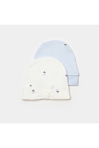 Biorganic Love Floral 2-Piece Baby Hat 72243