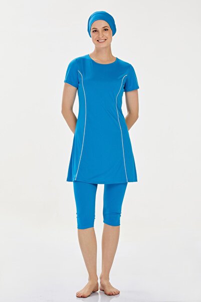 REMSA Κοντό μανίκι ημι-καλυμμένο μαγιό Margarıt 9091 Petrol