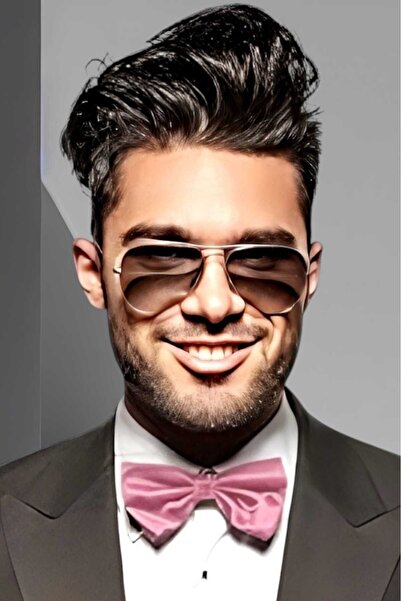 Uniquetrenders Men's Solid Color Satin Bow Tie