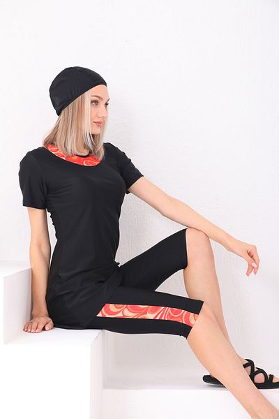 REMSA Lycra Semi Covered Μαγιό 2416 Amber Orange