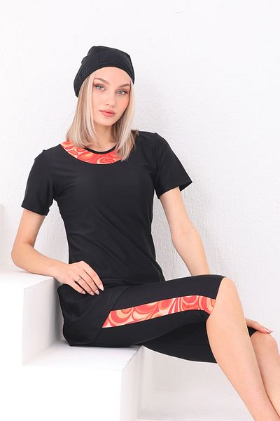 REMSA Lycra Semi Covered Μαγιό 2416 Amber Orange