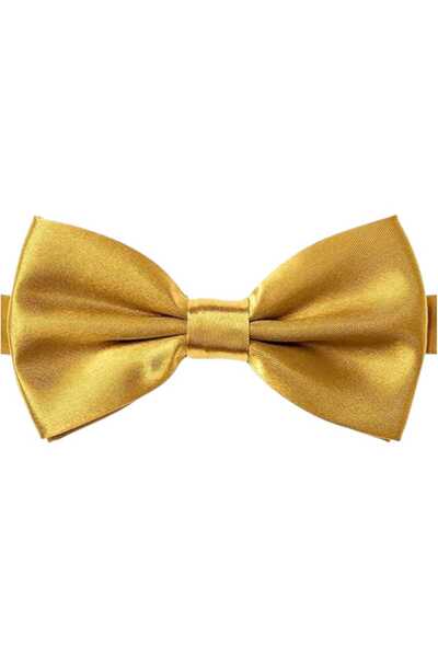 Uniquetrenders Men's Solid Color Satin Bow Tie