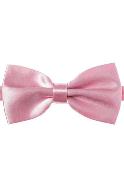 Uniquetrenders Men's Solid Color Satin Bow Tie