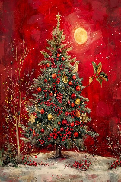 Aden YILBAŞI TEMALI KANVAS TABLO