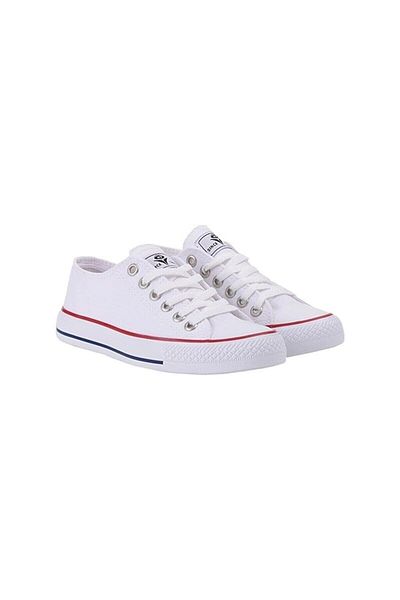 M.P. White Unisex Converse Sneaker