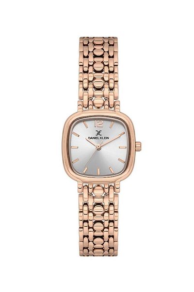 Daniel Klein Rose Gold Dk.1.13876-6 Metal Square Case Women's Watchband