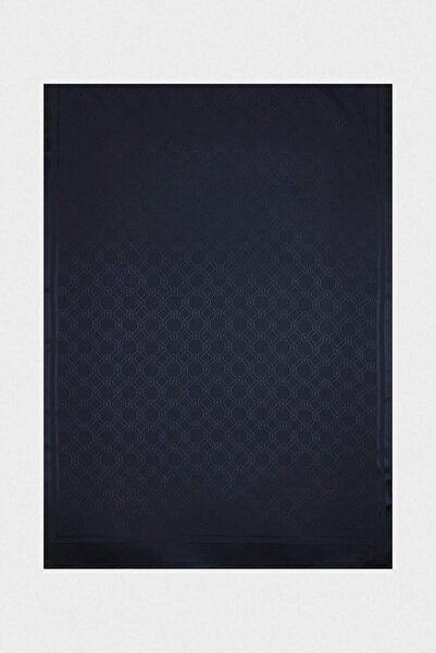 Vakko Jakarlı İpek Şal - Yeni Hologram - Lacivert