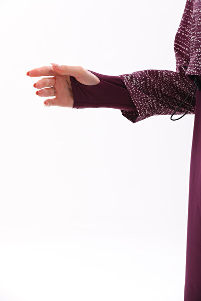 REMSA Πλήρως καλυμμένο Hijab Μαγιό Pera 2322 Dot Purple