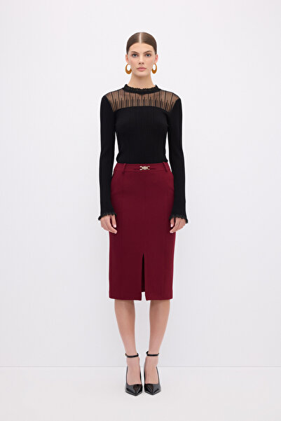 adL Dikiş Detaylı Etek