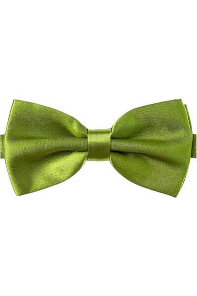 Uniquetrenders Men's Solid Color Satin Bow Tie