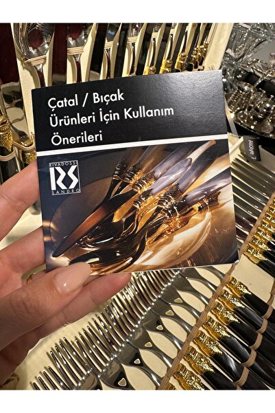 Gül Güler Rivadossi sandro çatal bıçak takımı 75 parça