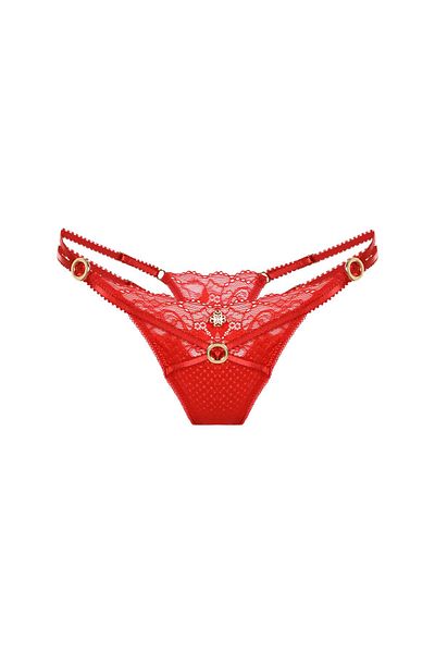 Feu De Elu Eclatant Red Lace String