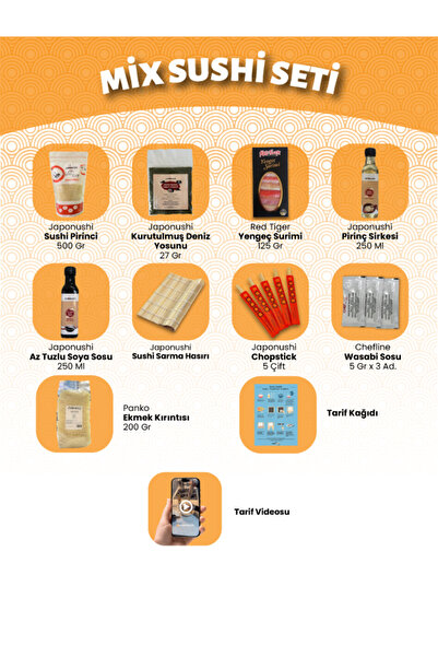 Greatwall Mix Sushi Seti / Sushi Seti Hazırlama Rehberi Ile