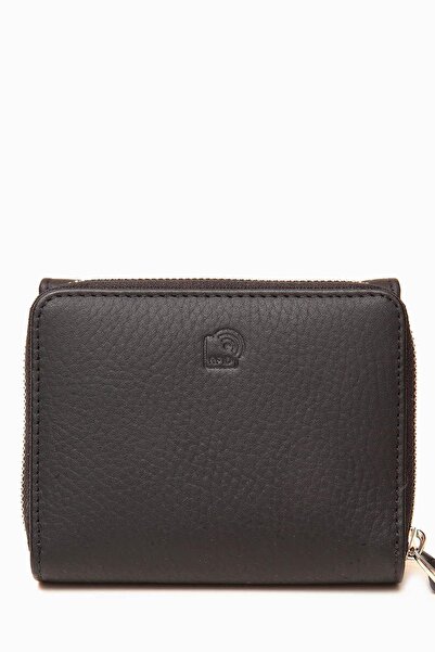 DAMY Genuine Leather Rfid Protected Women's Wallet 932 - Black