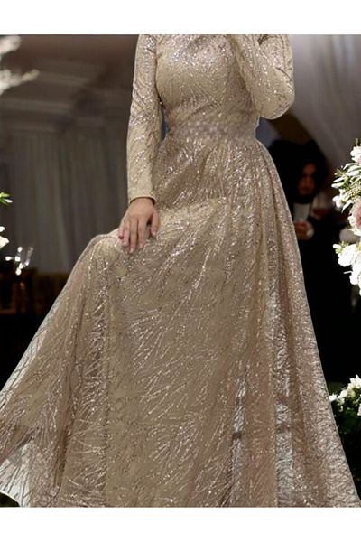 Jelly ekib Hijab evening dress