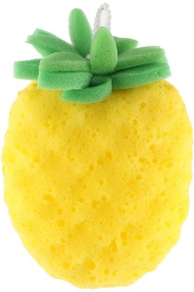 ARVALE Pineapple Shaped Shower Sponge Fruit Shaped Bath Sponge