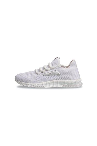 M.P. Mp Knitstride Comfort Men's Lace-Up White Sneaker