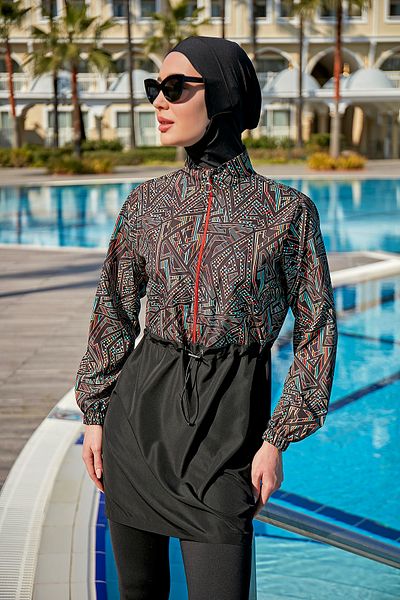 Remsa Mayo R120 Model Hijab Swimsuit - Remsa Dilay Full Covered