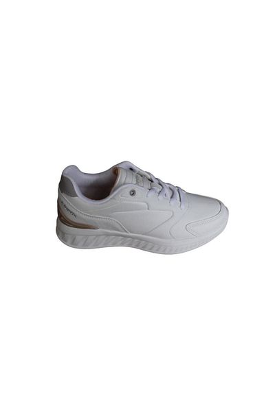 Kinetix Kinetix Women's White Skin Comfort Sole Sneaker Walking Sneakers