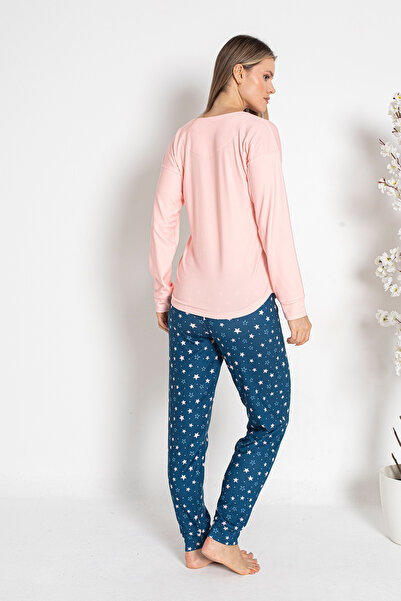 REMSA Set pijamale termice pentru femei Salmon - 24481