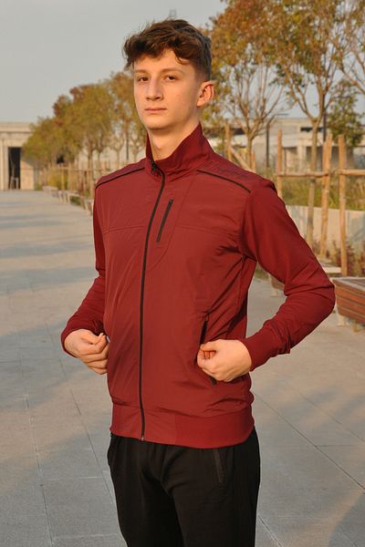 REMSA Ανδρική αθλητική φόρμα - Lycra Combed Cotton, 6711 Claret Red