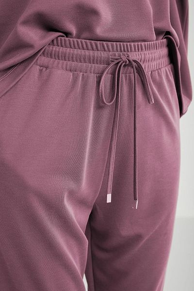 Penyemood Soft Textured V-Neck Long Sleeve Women's Pjamas Suit