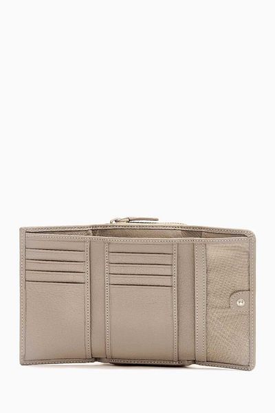 DAMY Genuine Leather Women's Wallet - Portfolio 925mg - Mink